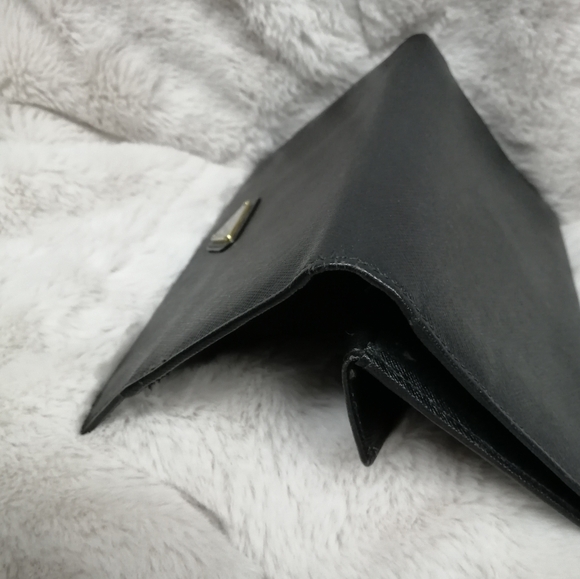 Authentic Prada Vintage saffiano leather black Milano wallet - Picture 8 of 14